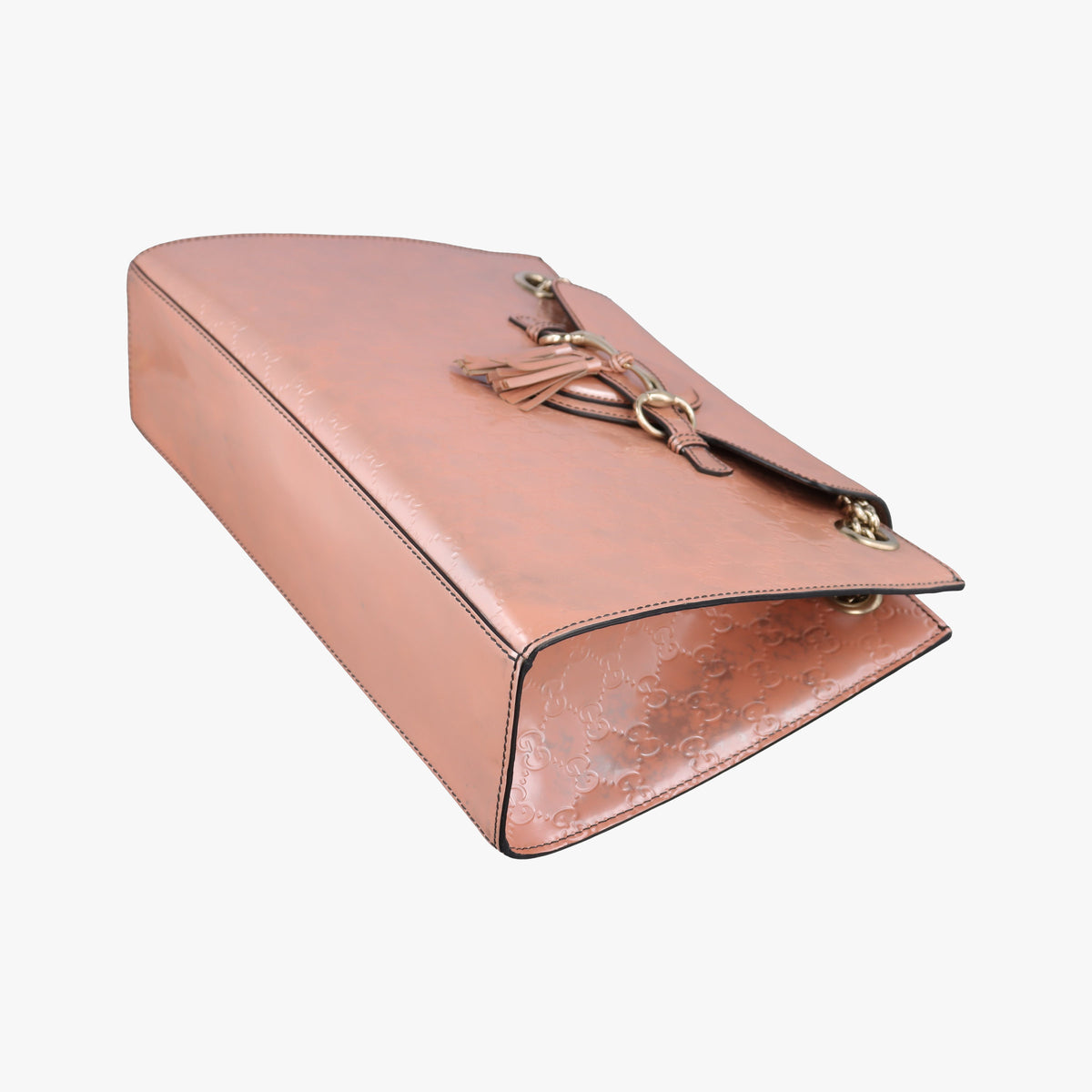 Secondhand Gucci Emily Pink Patent Leather 295403 shoulderbag | stylenewstar