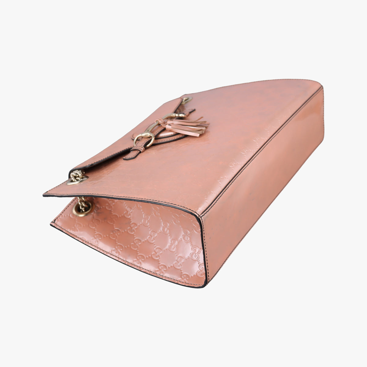 Secondhand Gucci Emily Pink Patent Leather 295403 shoulderbag | stylenewstar