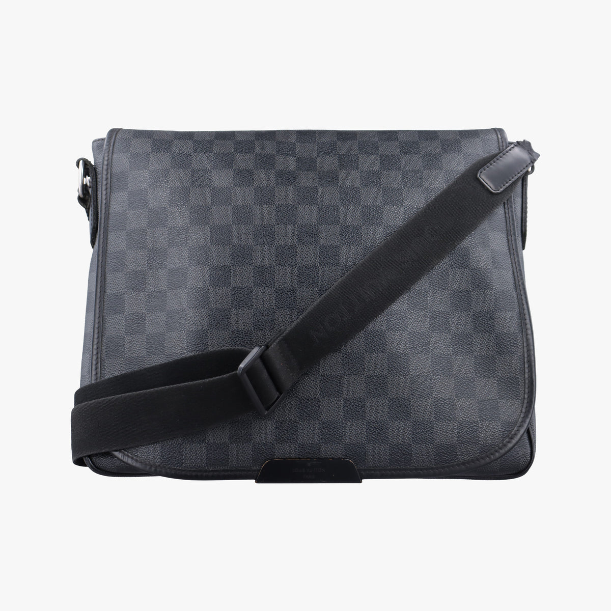 Pre-owned Louis Vuitton DANIEL MM Noir Damier GRAPHITE N58029 shoulderbag | stylenewstar