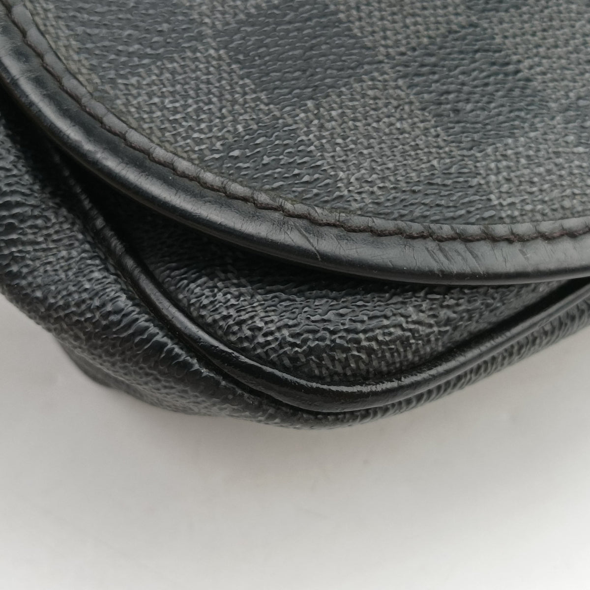 Pre-owned Louis Vuitton DANIEL MM Noir Damier GRAPHITE N58029 shoulderbag | stylenewstar