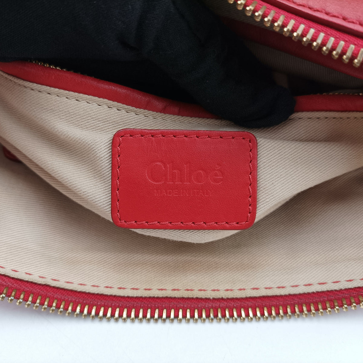 Pre-owned Chloe Mercy Red Leather  shoulderbag | stylenewstar