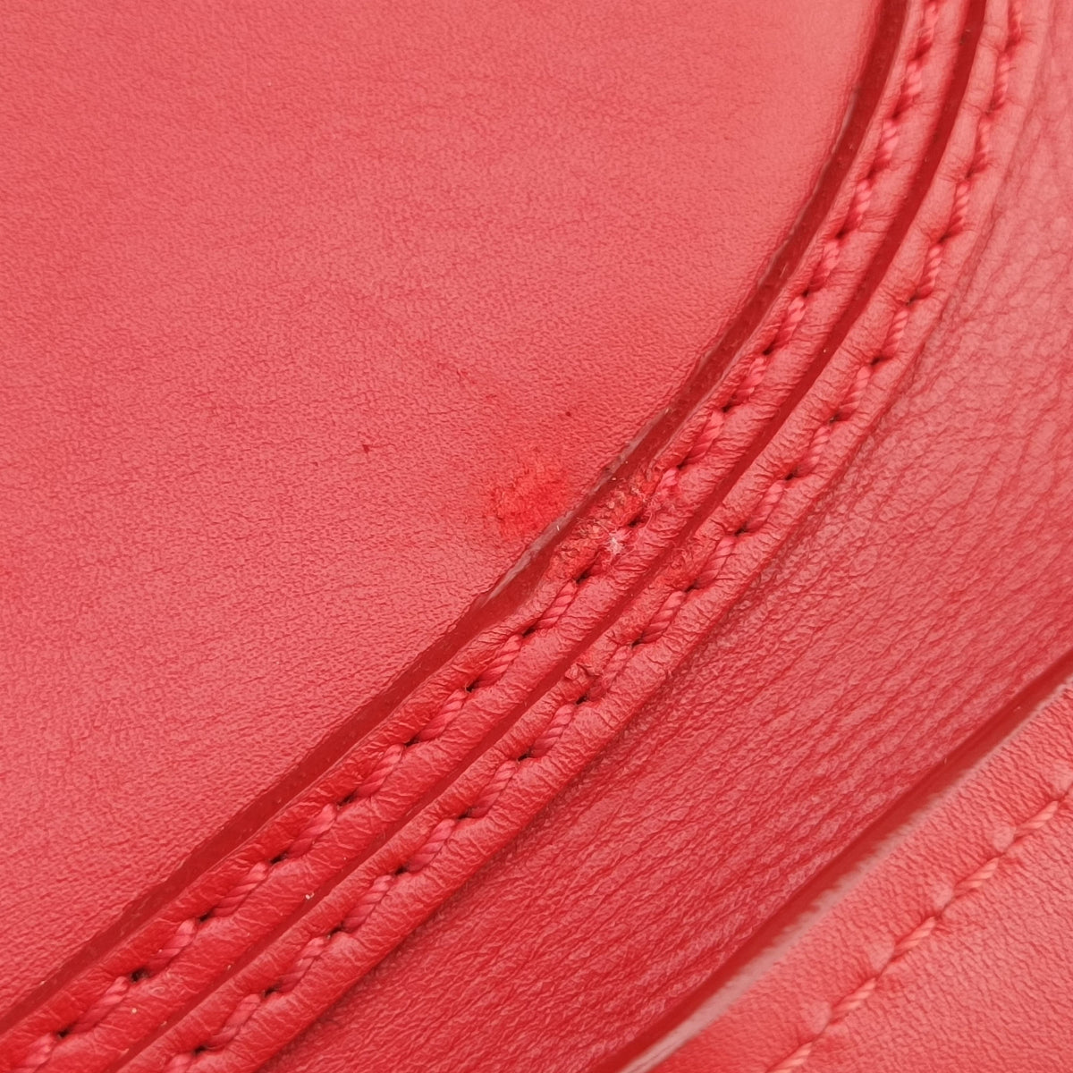 Pre-owned Chloe Mercy Red Leather  shoulderbag | stylenewstar