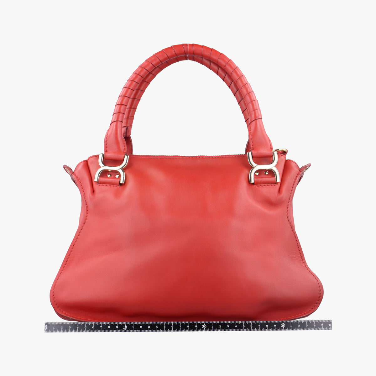 Pre-owned Chloe Mercy Red Leather  shoulderbag | stylenewstar