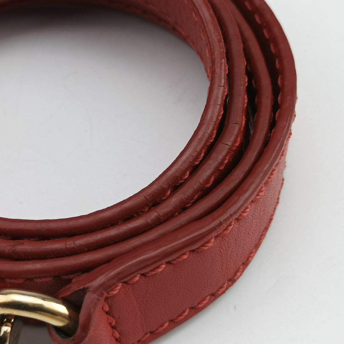 Pre-owned Chloe Mercy Red Leather  shoulderbag | stylenewstar