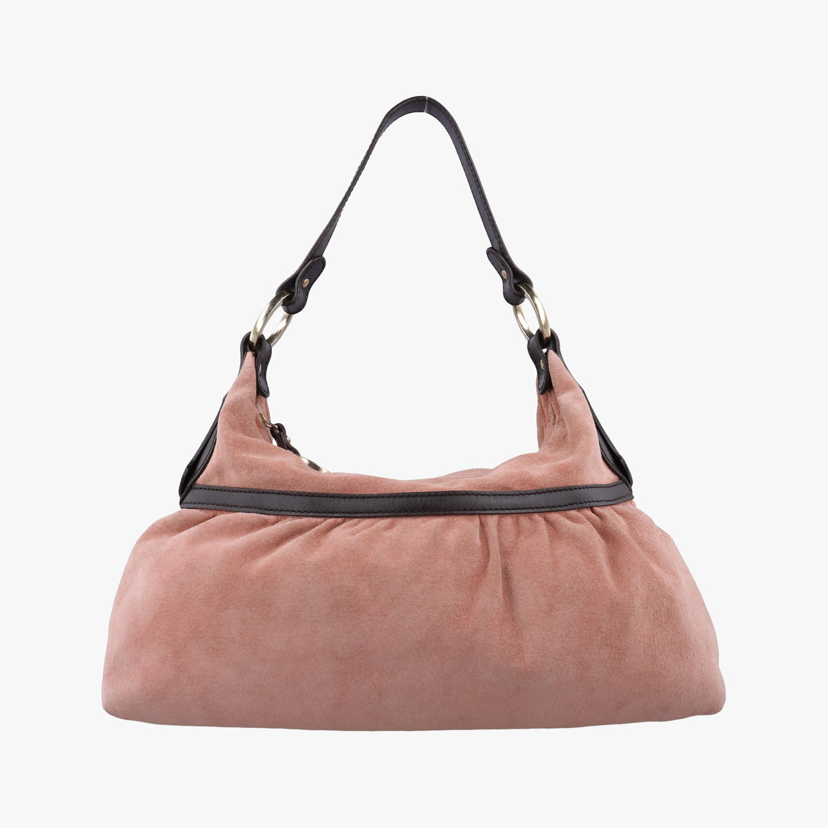 Pre-owned Fendi Chef Pink Suede  handbag | stylenewstar