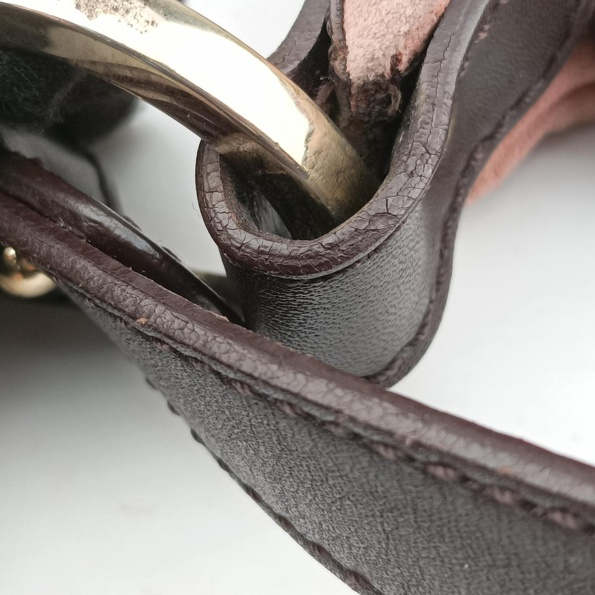 Pre-owned Fendi Chef Pink Suede  handbag | stylenewstar