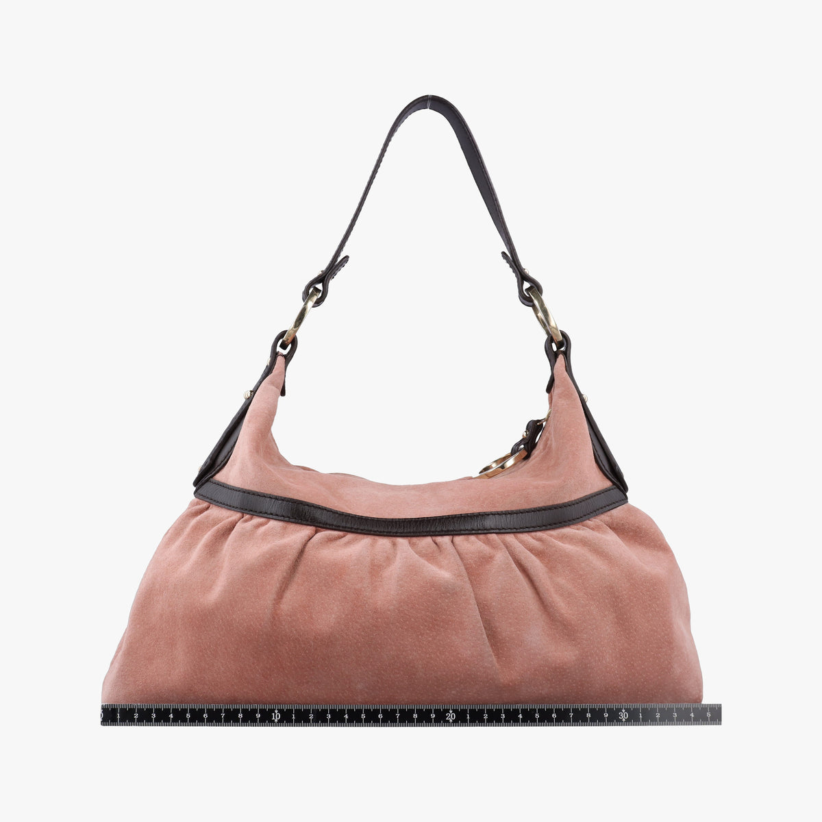 Pre-owned Fendi Chef Pink Suede  handbag | stylenewstar