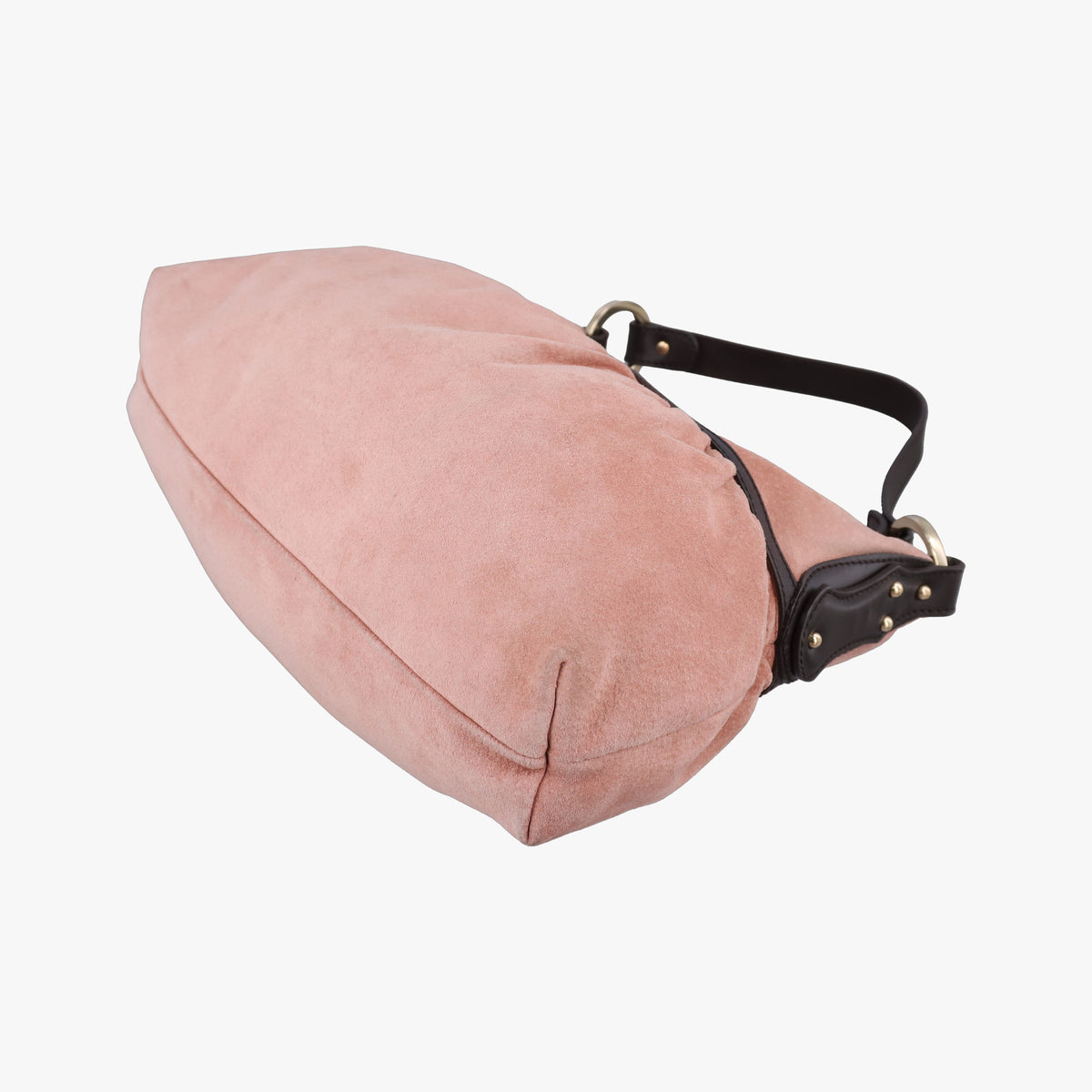 Pre-owned Fendi Chef Pink Suede  handbag | stylenewstar