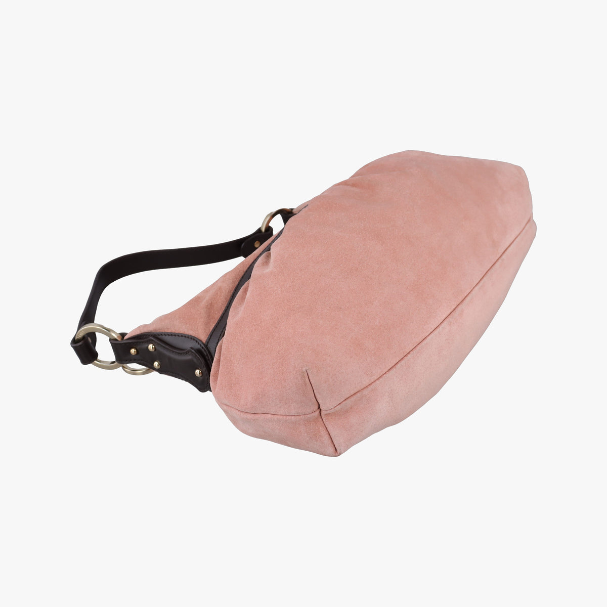 Pre-owned Fendi Chef Pink Suede  handbag | stylenewstar
