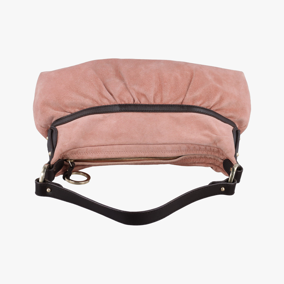 Pre-owned Fendi Chef Pink Suede  handbag | stylenewstar