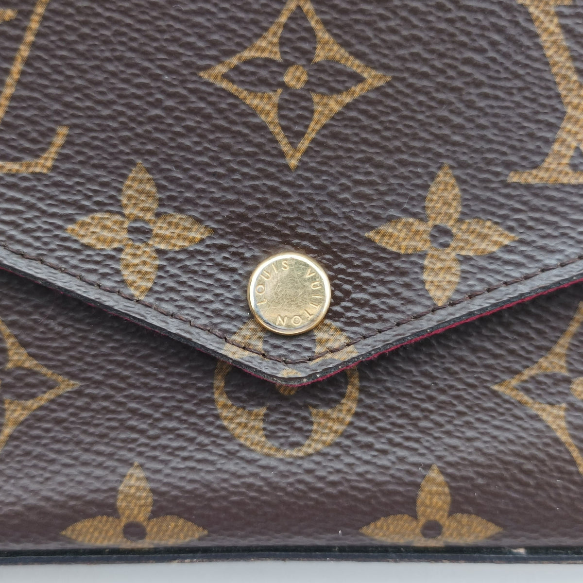 Pre-owned Louis Vuitton Pochette Felicie Brown Monogram Canvas M61276 shoulderbag | stylenewstar