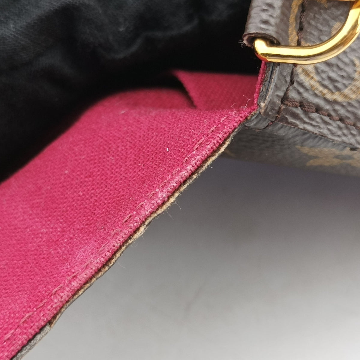Pre-owned Louis Vuitton Pochette Felicie Brown Monogram Canvas M61276 shoulderbag | stylenewstar