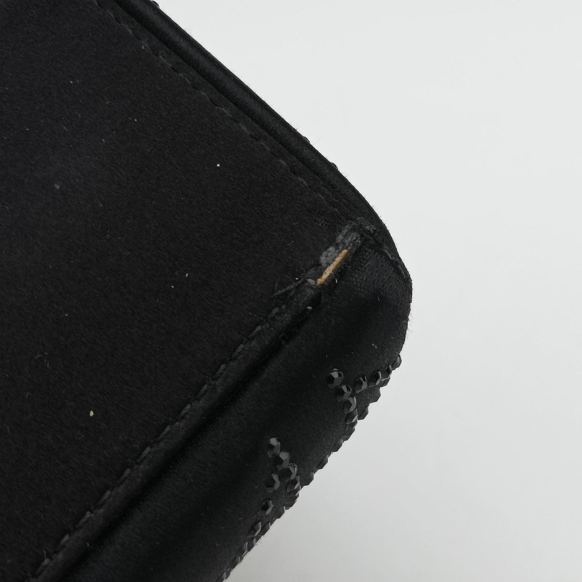 Pre-owned Christian Dior Lady Dior Black Silk  shoulderbag | stylenewstar