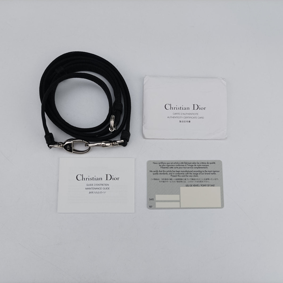 Pre-owned Christian Dior Lady Dior Black Silk  shoulderbag | stylenewstar