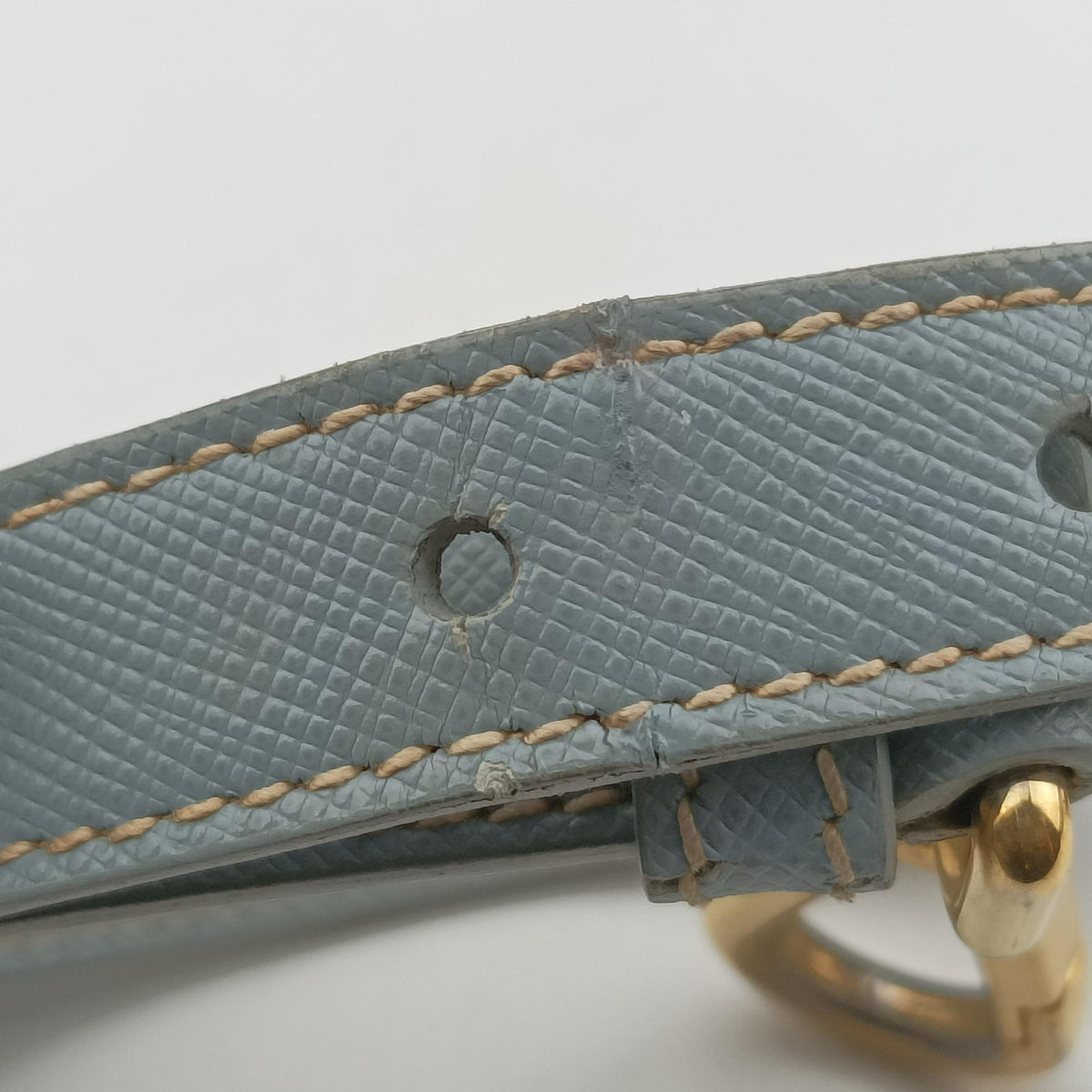 Secondhand Prada Paradigme Lucido Tote Top Handle Blue SAFFIANO　Leather BN2254 shoulderbag | stylenewstar