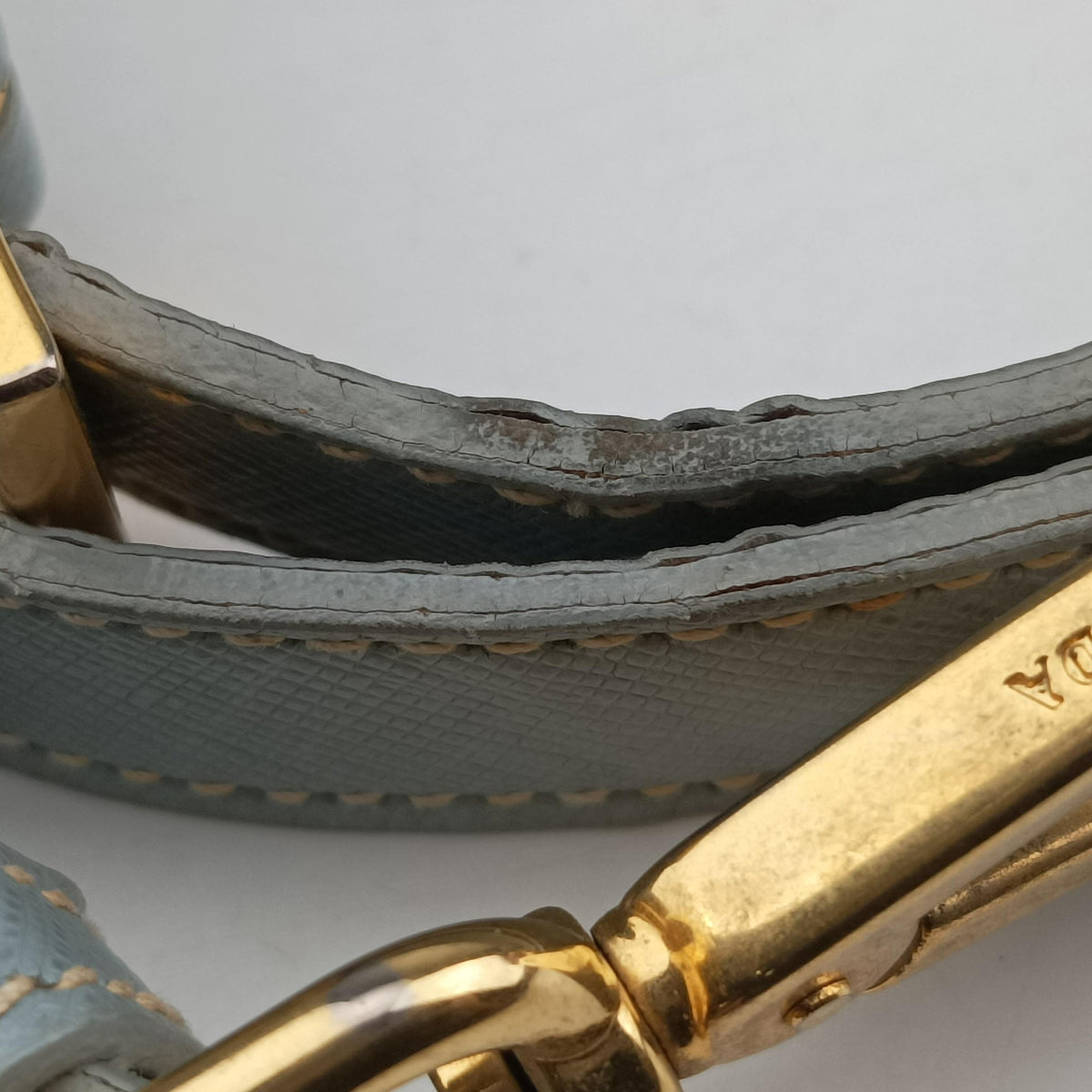 Secondhand Prada Paradigme Lucido Tote Top Handle Blue SAFFIANO　Leather BN2254 shoulderbag | stylenewstar