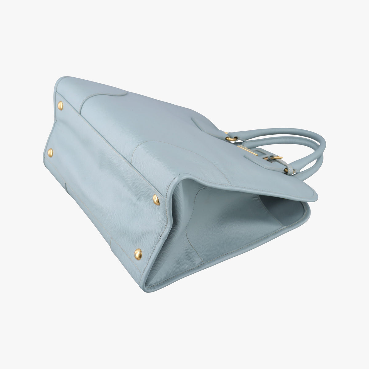 Secondhand Prada Paradigme Lucido Tote Top Handle Blue SAFFIANO　Leather BN2254 shoulderbag | stylenewstar
