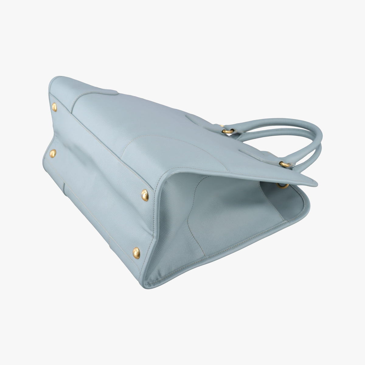 Secondhand Prada Paradigme Lucido Tote Top Handle Blue SAFFIANO　Leather BN2254 shoulderbag | stylenewstar