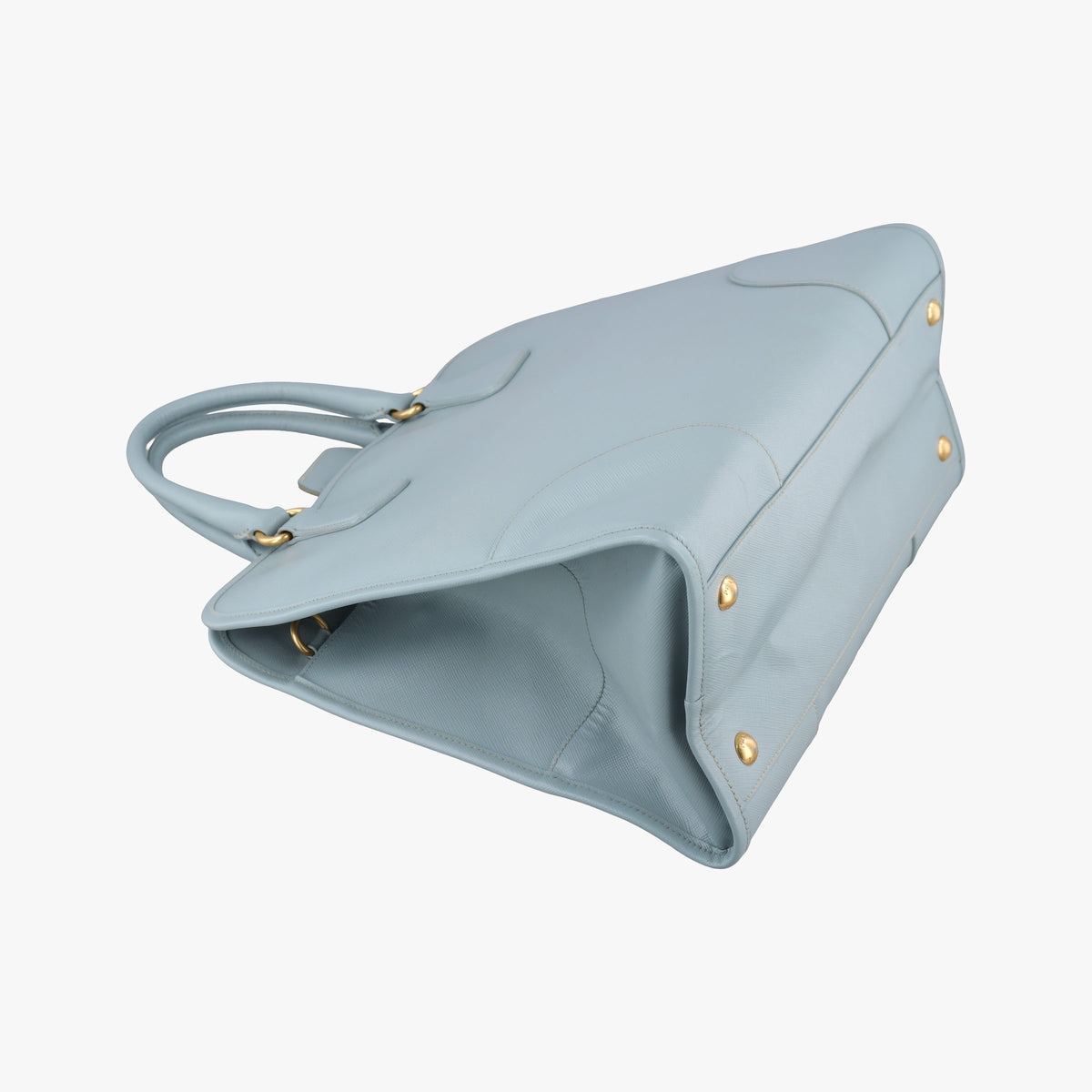 Secondhand Prada Paradigme Lucido Tote Top Handle Blue SAFFIANO　Leather BN2254 shoulderbag | stylenewstar