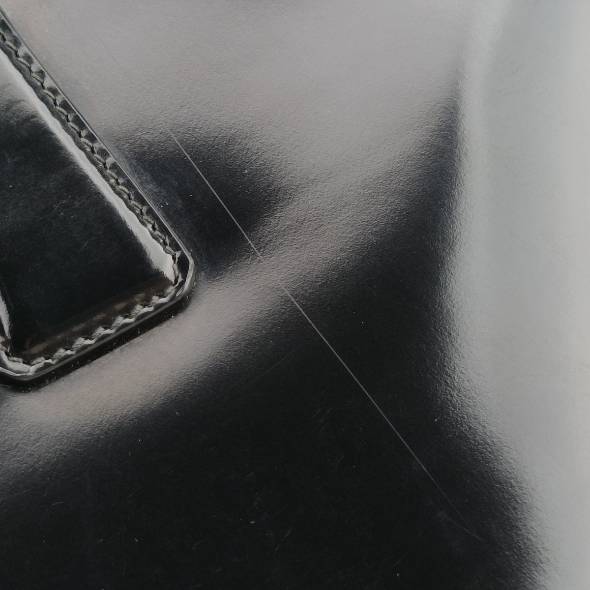 Pre-owned Prada Galleria Black patent 1BA274 handbag | stylenewstar