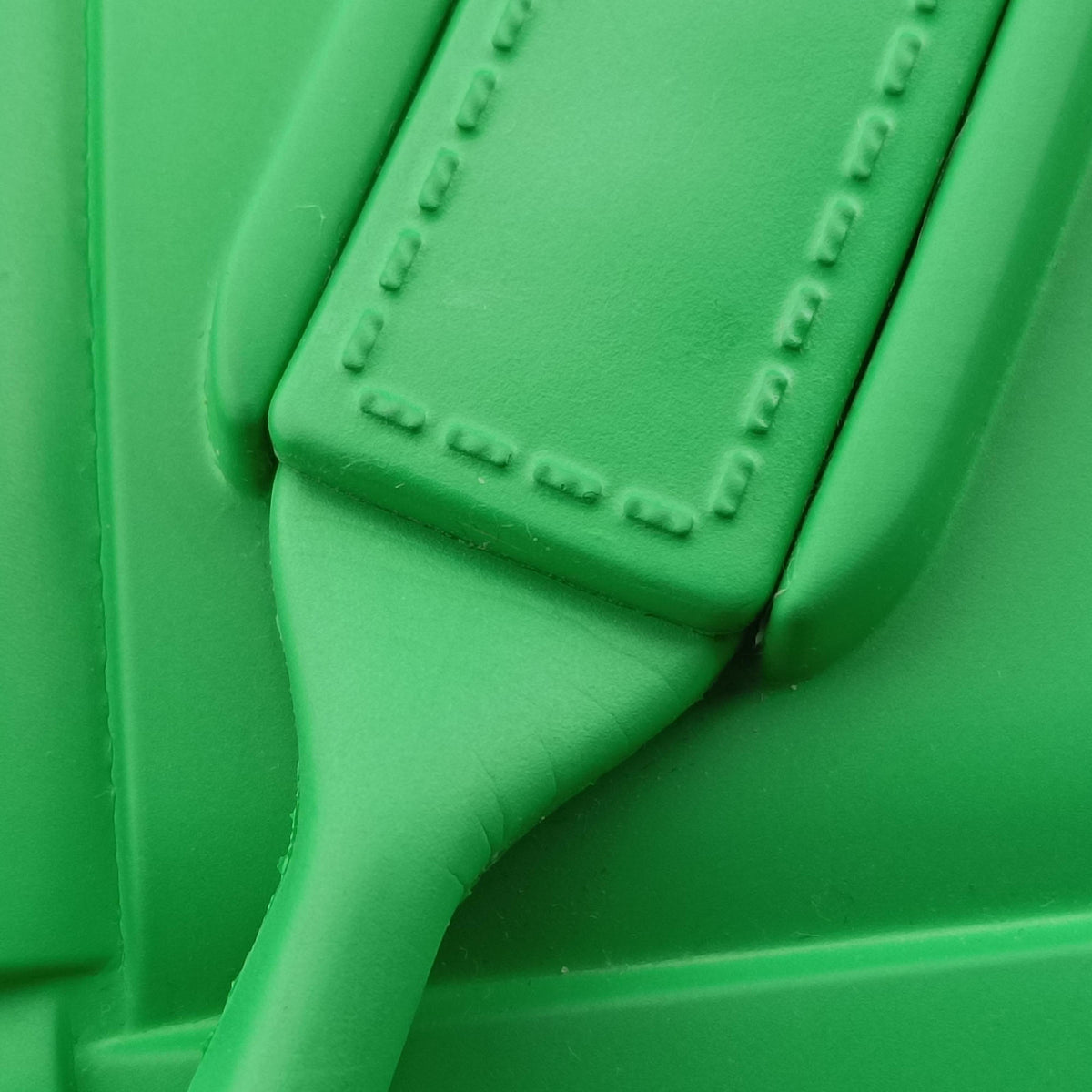 Pre-owned Bottega Veneta The Arco Green Rubber  handbag | stylenewstar
