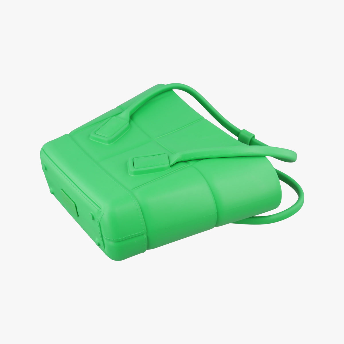 Pre-owned Bottega Veneta The Arco Green Rubber  handbag | stylenewstar