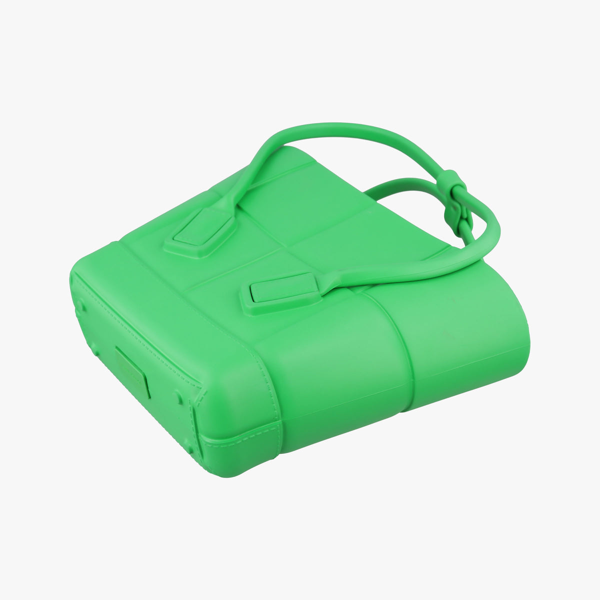 Pre-owned Bottega Veneta The Arco Green Rubber  handbag | stylenewstar