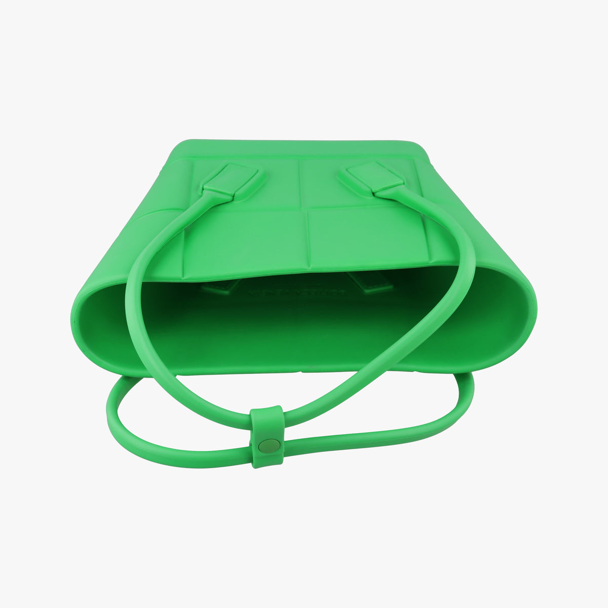 Pre-owned Bottega Veneta The Arco Green Rubber  handbag | stylenewstar