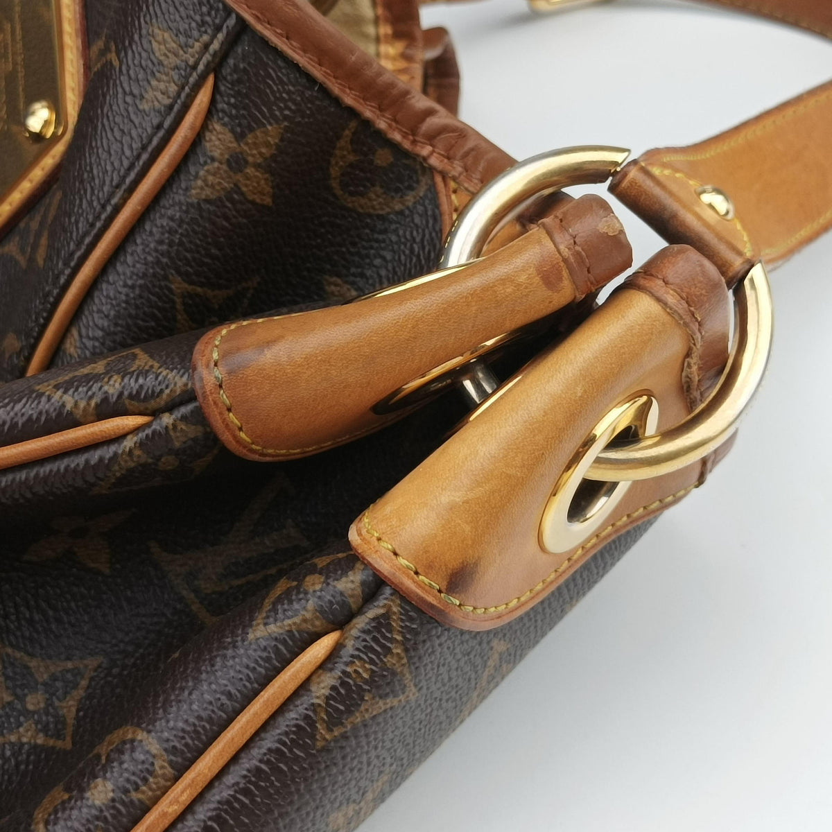 Vintage Louis Vuitton GALLIERA PM Brown Monogram Canvas M56382 shoulderbag | stylenewstar