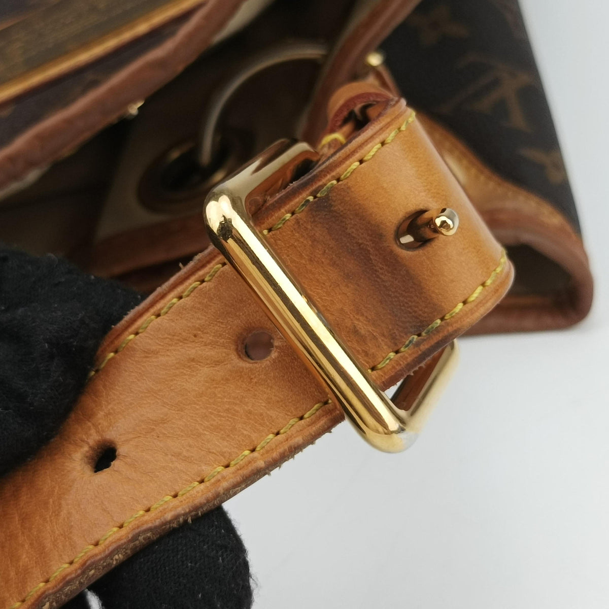 Vintage Louis Vuitton GALLIERA PM Brown Monogram Canvas M56382 shoulderbag | stylenewstar