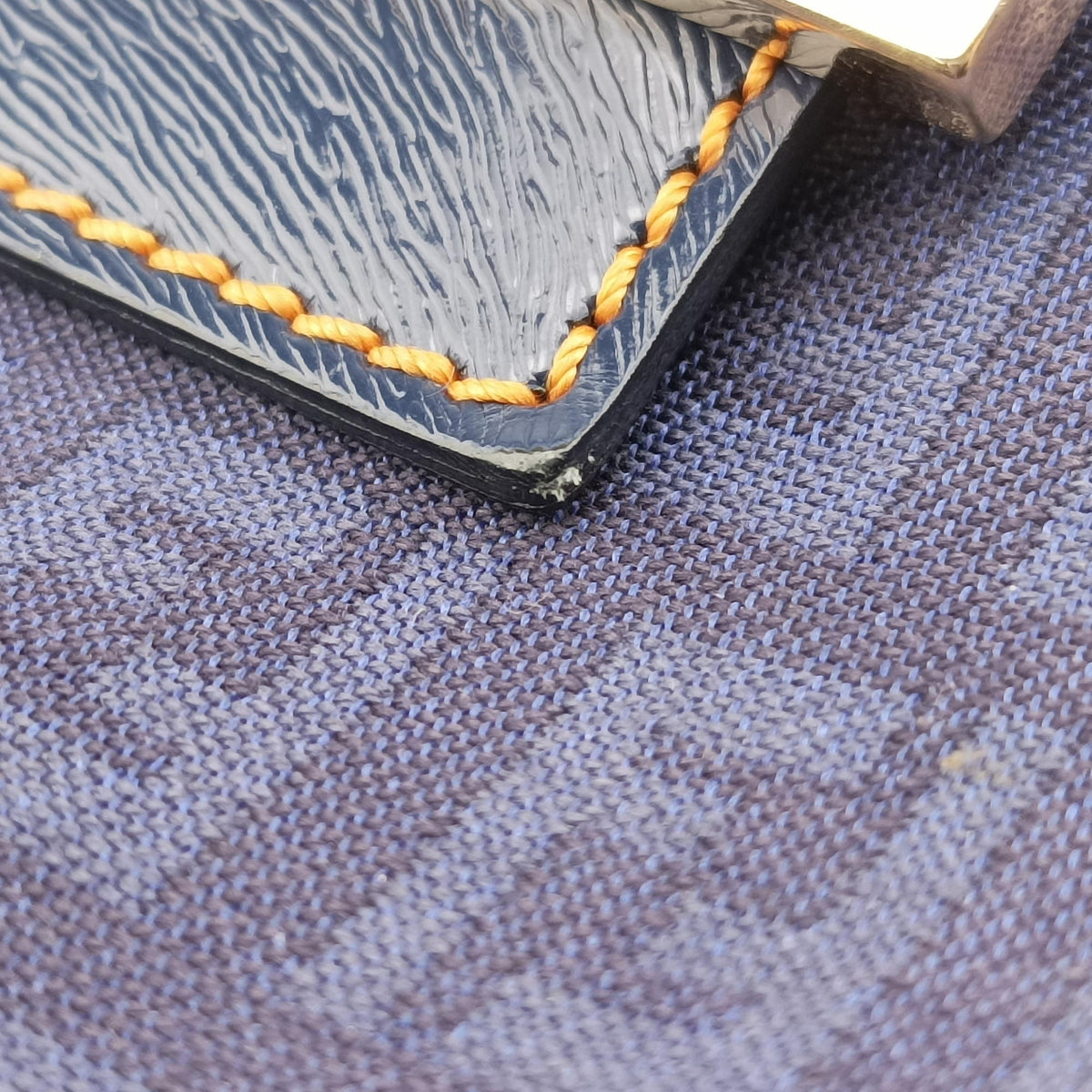 Secondhand Fendi Zucchino Blue Canvas 8BT075 shoulderbag | stylenewstar