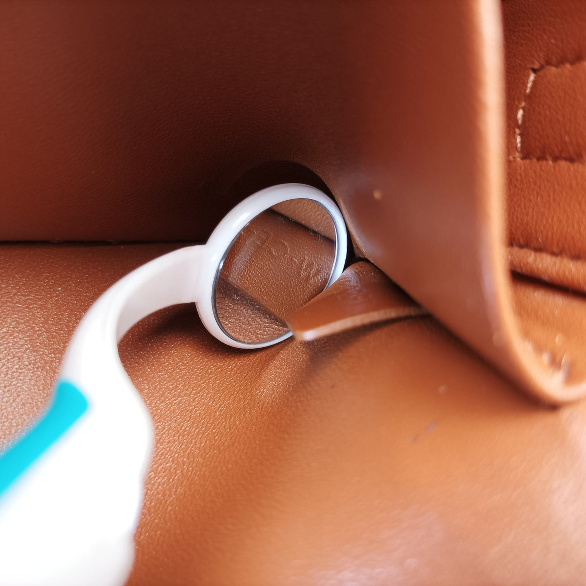 Pre-owned Celine Claude Triomphe Brown PVC coated canvas  shoulderbag | stylenewstar