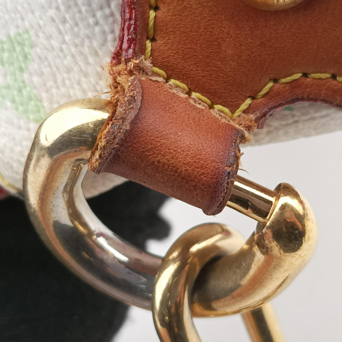 Pre-owned Louis Vuitton BEVERLY MM White Monogram Multicolor M40203 shoulderbag | stylenewstar