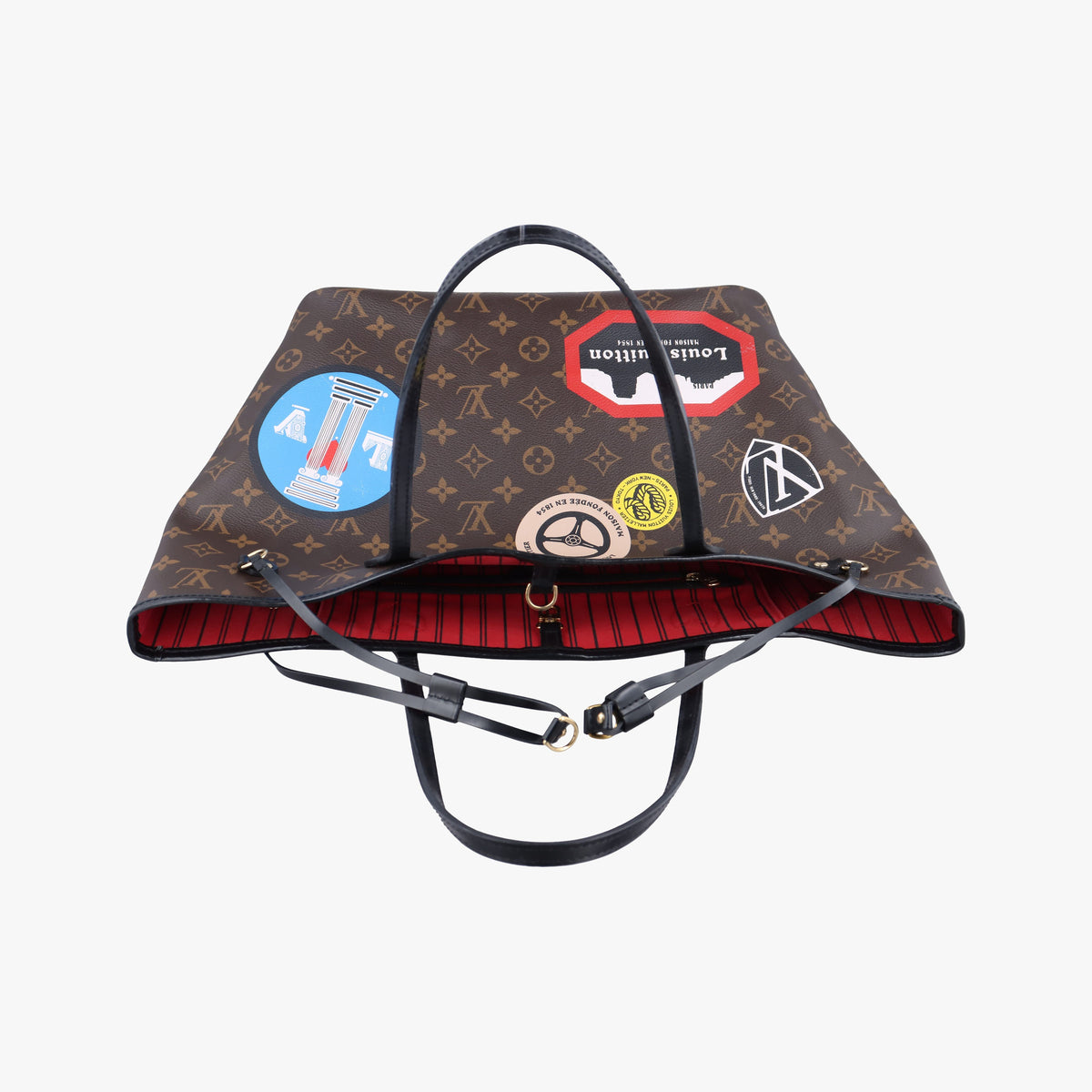Pre-owned Louis Vuitton Neverfull MM Brown Monogram canvas M42844 handbag | stylenewstar