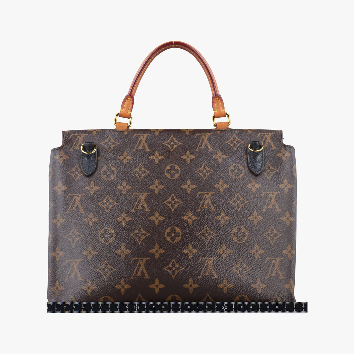 Pre-owned Louis Vuitton MARIGNAN brown×black Monogram Canvas×calf leather M44259 shoulderbag | stylenewstar