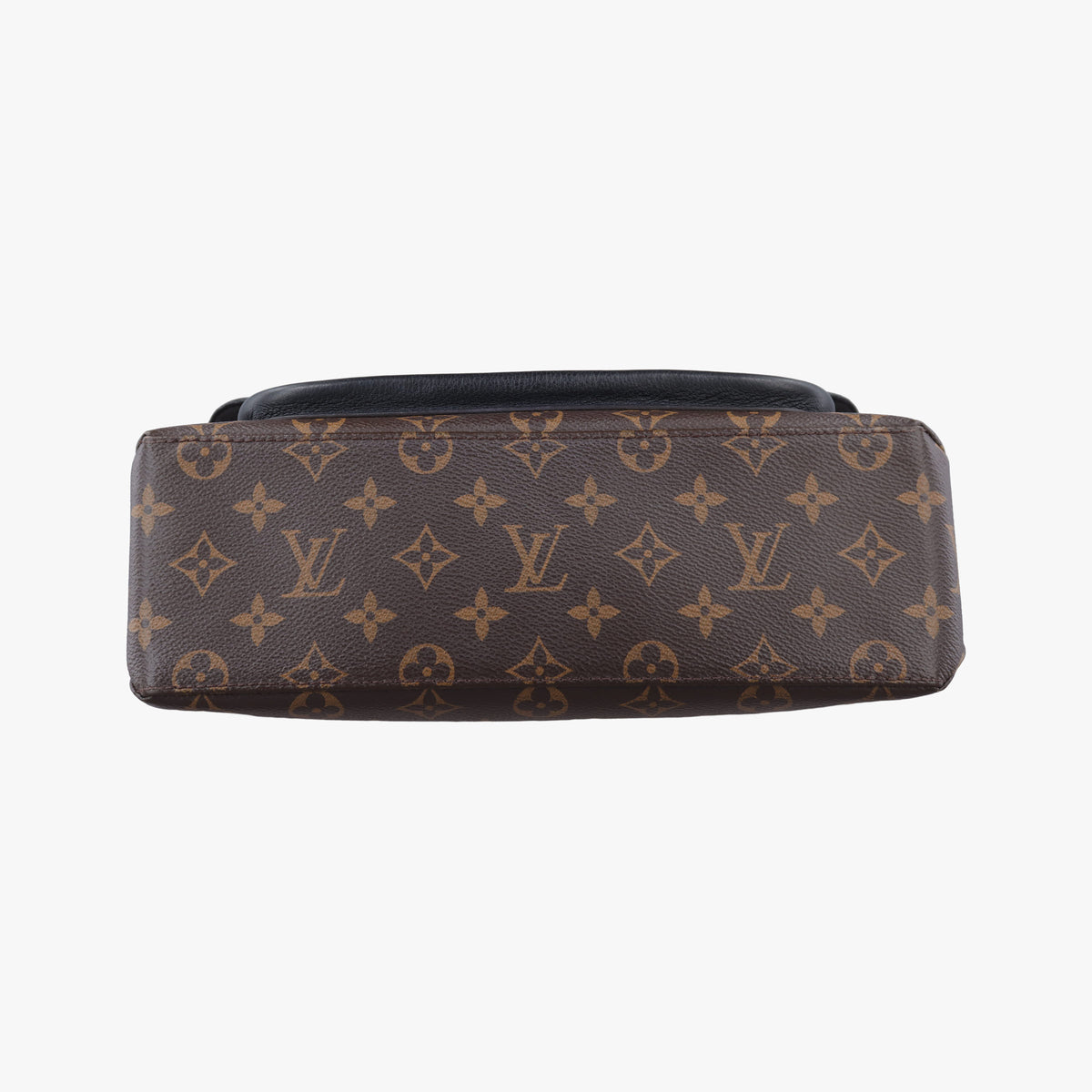 Pre-owned Louis Vuitton MARIGNAN brown×black Monogram Canvas×calf leather M44259 shoulderbag | stylenewstar