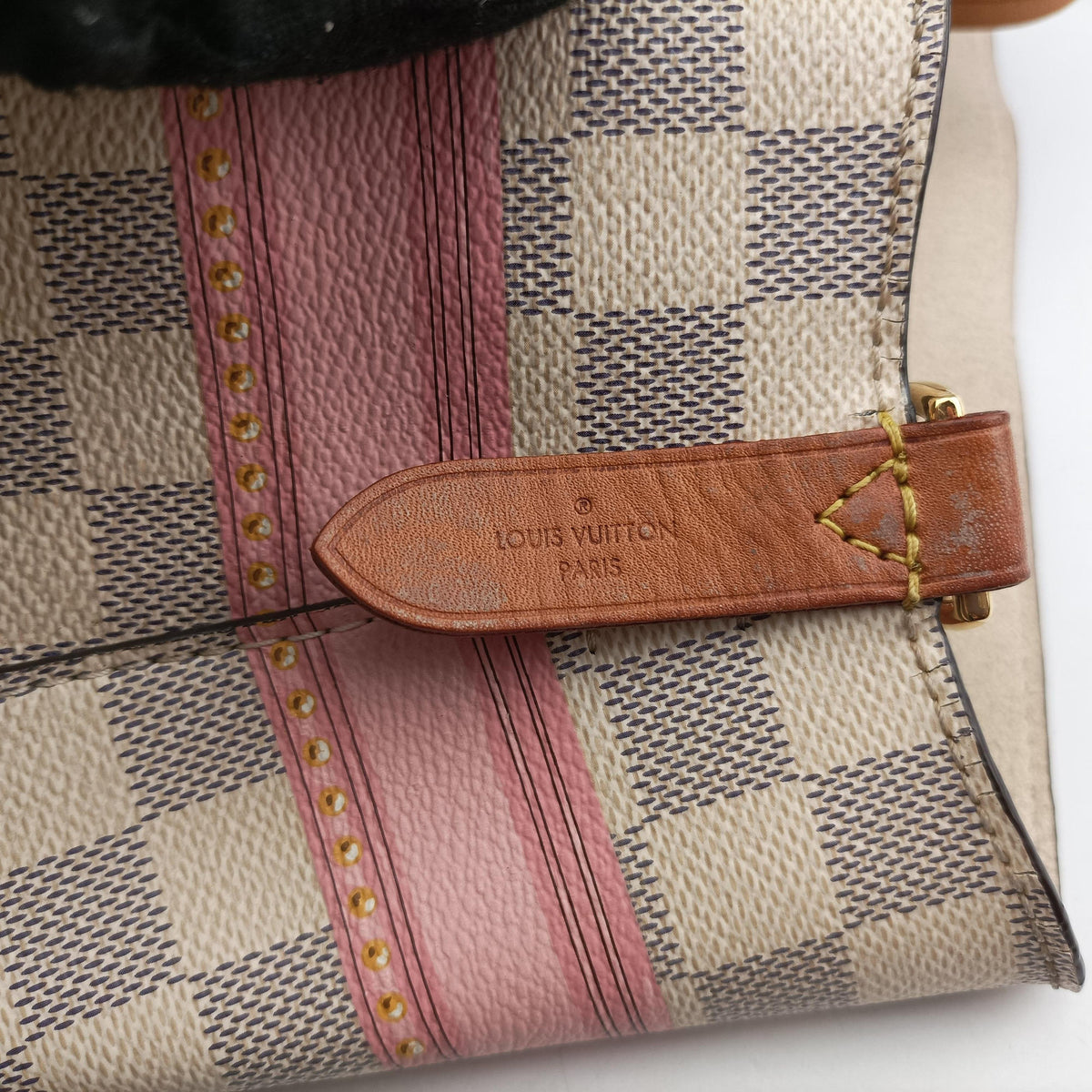 Pre-owned Louis Vuitton NeoNoe Summer Trunk Azur×multicolor Damier Canvas N41066 shoulderbag | stylenewstar