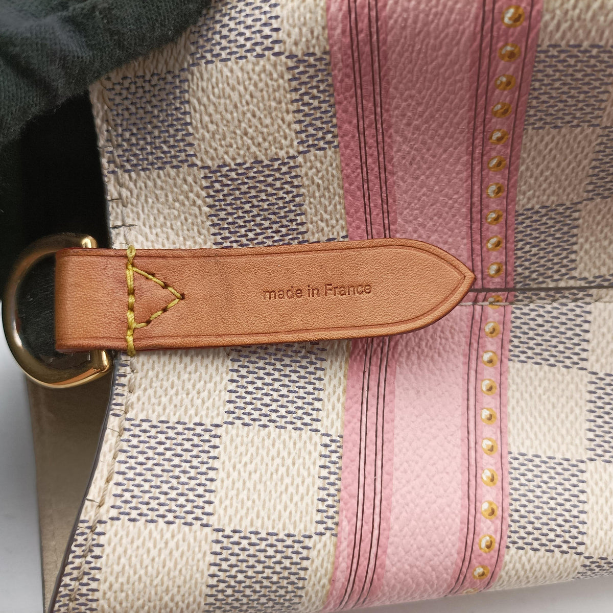 Pre-owned Louis Vuitton NeoNoe Summer Trunk Azur×multicolor Damier Canvas N41066 shoulderbag | stylenewstar