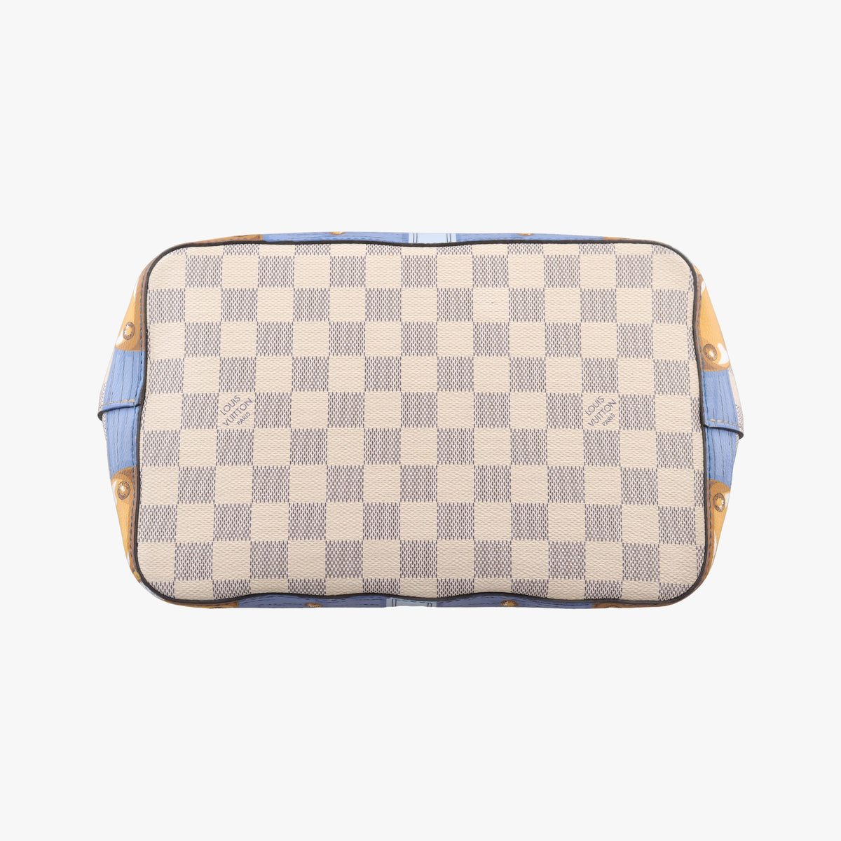 Pre-owned Louis Vuitton NeoNoe Summer Trunk Azur×multicolor Damier Canvas N41066 shoulderbag | stylenewstar