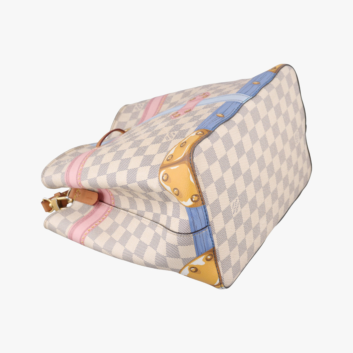 Pre-owned Louis Vuitton NeoNoe Summer Trunk Azur×multicolor Damier Canvas N41066 shoulderbag | stylenewstar