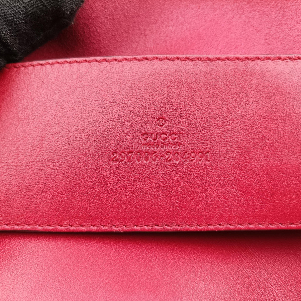 Secondhand Gucci horsebit tassel Red Leather 297006 handbag | stylenewstar