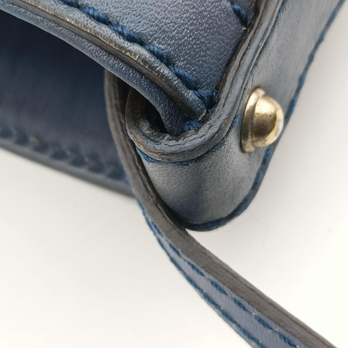 Pre-owned Gucci Craft Blue snakeskin 247209 shoulderbag | stylenewstar
