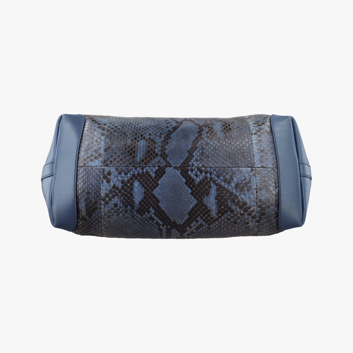 Pre-owned Gucci Craft Blue snakeskin 247209 shoulderbag | stylenewstar