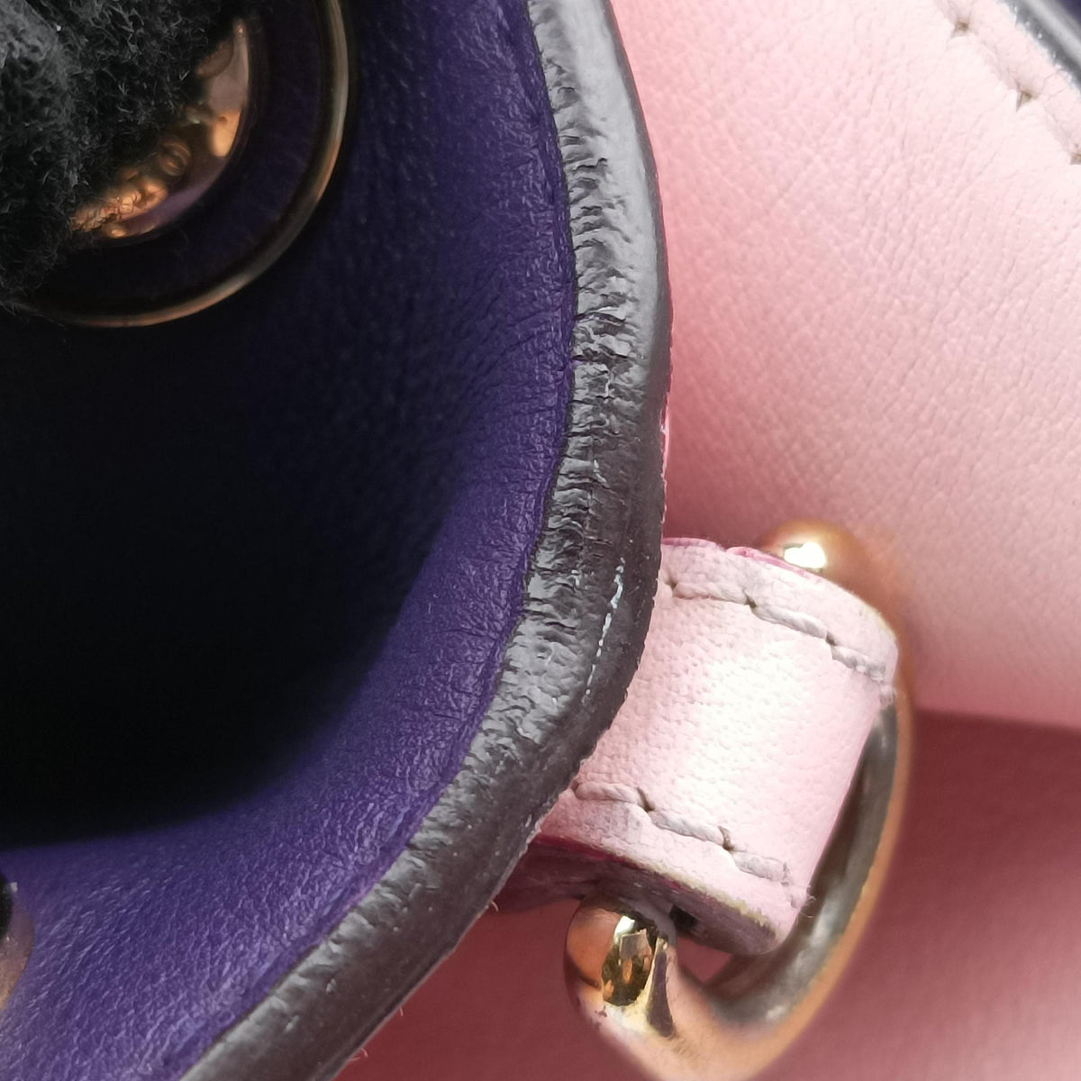Secondhand Christian Dior Diorissimo Purple Leather  shoulderbag | stylenewstar