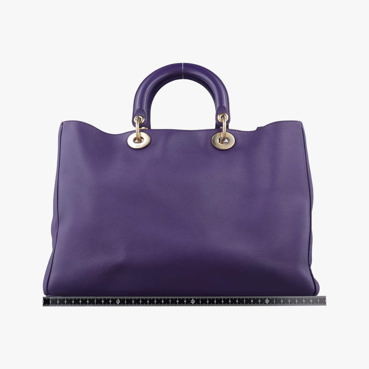 Secondhand Christian Dior Diorissimo Purple Leather  shoulderbag | stylenewstar