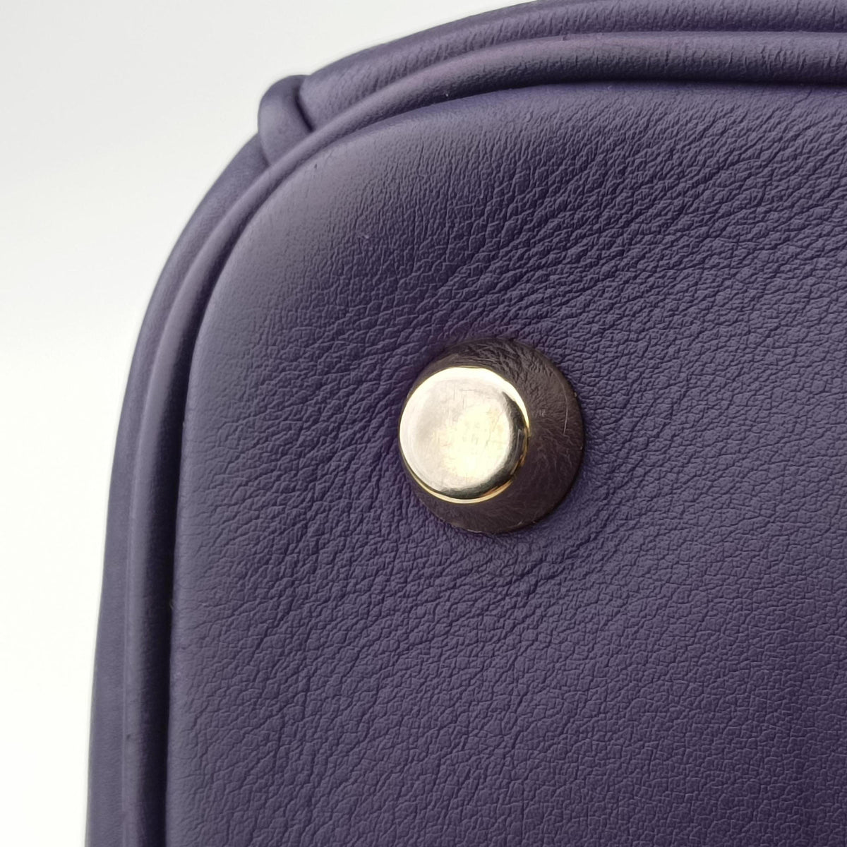 Secondhand Christian Dior Diorissimo Purple Leather  shoulderbag | stylenewstar
