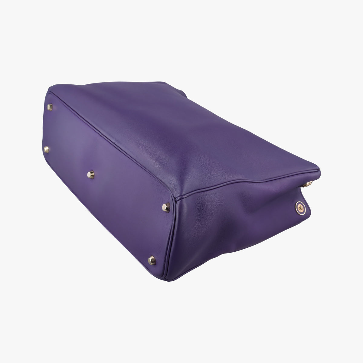Secondhand Christian Dior Diorissimo Purple Leather  shoulderbag | stylenewstar
