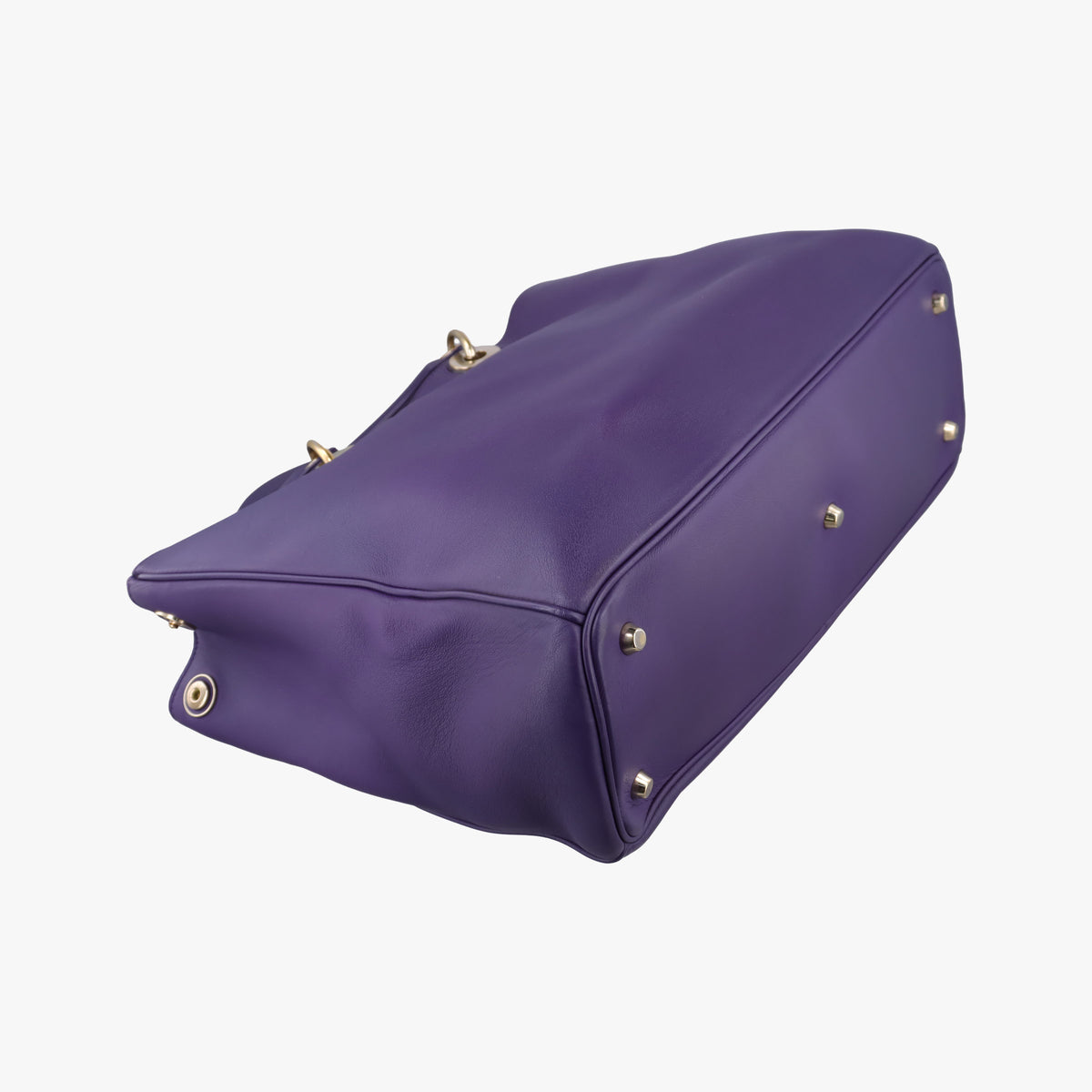 Secondhand Christian Dior Diorissimo Purple Leather  shoulderbag | stylenewstar
