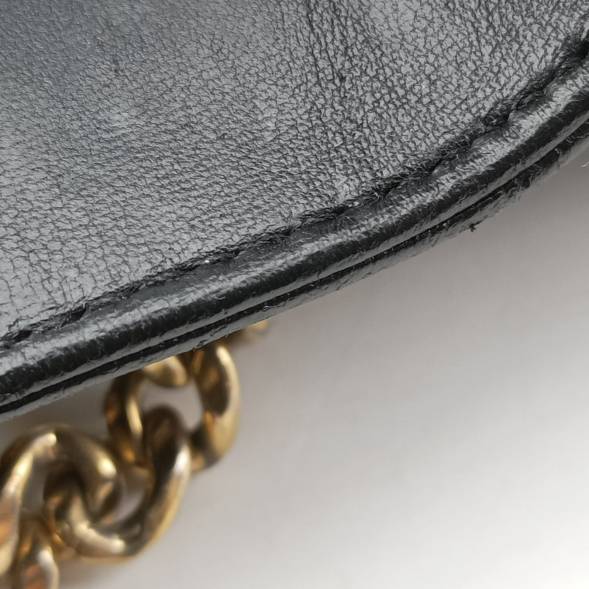 Pre-owned Prada Gaufre Sound Lock Black lambskin  shoulderbag | stylenewstar