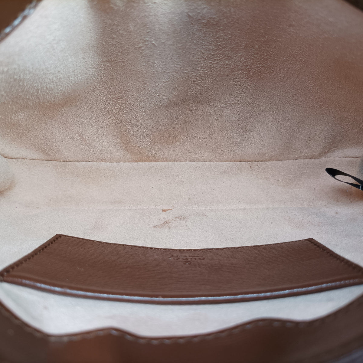 Pre-owned Gucci Jackie 1961 GG Supreme brown x beige PVC coated canvas×Leather 637092 handbag | stylenewstar